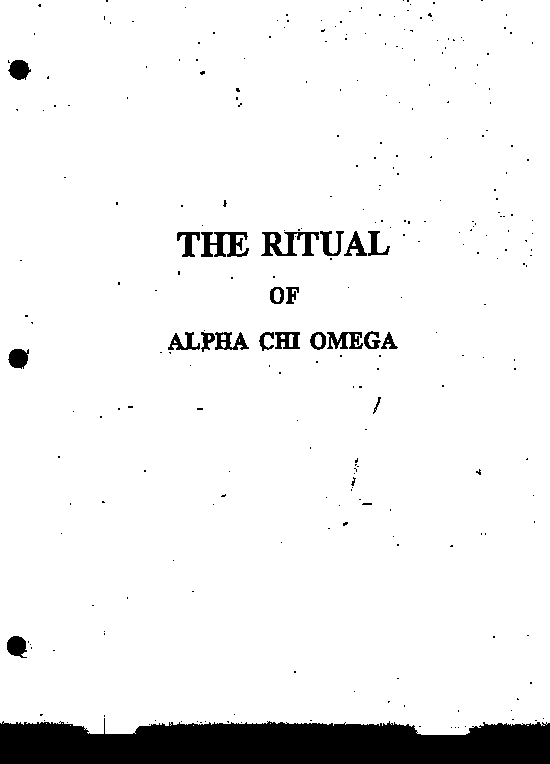 Chi Omega Ritual Book Diigo Groups