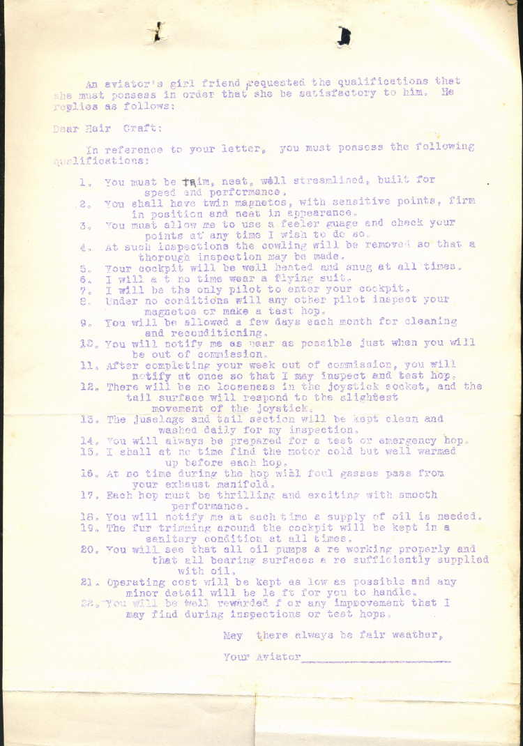Bawdy Typescript Broadsides (1945)